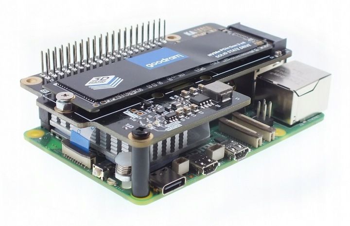 KAmodRPi5 PCIe-M.2 - Adapter dysku NVME M.2 dla Raspberry Pi 5 zdjęcie 3