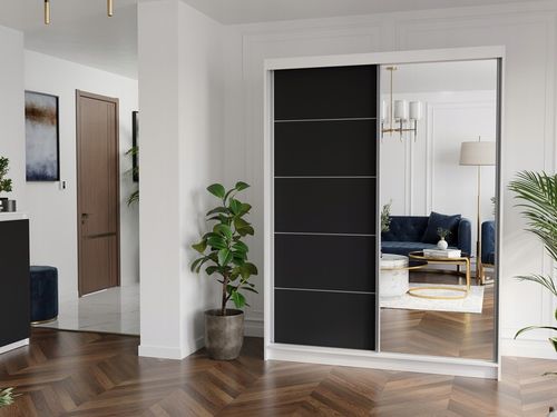 Szafa przesuwna Rivano I 150 cm z lustrem na Arena.pl