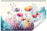 Fototapeta Ścienna POLNE Kwiaty Abstrakcja Natura 90cm x 60cm