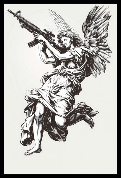Plakat 30x45cm Anioł Wojny zdjęcie 2