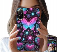 ETUI DO XIAOMI POCO X7 PRO 5G - KOLOROWY MOTYLEK SERCE MODNE WZORY CASE