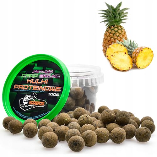 KULKI PROTEINOWE MARGROM 16mm 100g ANANAS na Arena.pl