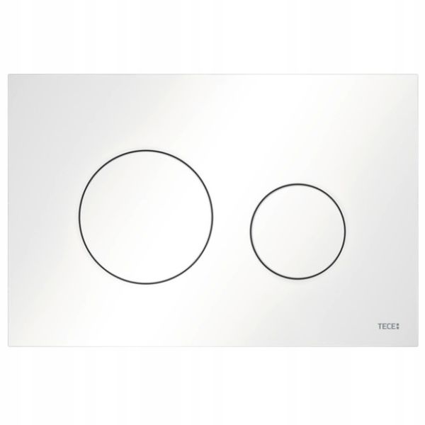 Przycisk spłukujący do WC Tece Loop biały połysk 9240920 zdjęcie 1