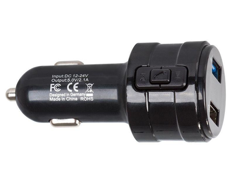 TRANSMITER FM MP3 BLUETOOTH ŁADOWARKA 2X USB AUDIO ŁADOWARKA DO SAMOCHODU zdjęcie 1