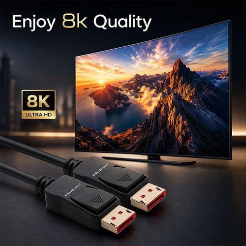 Qoltec Kabel DisplayPort 2.1 8K 2 m na Arena.pl