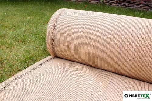 Siatka Cieniująca 1,5x30m Osłonowa Osłona Na Ogrodzenie Balkon Płot Beżowa na Arena.pl