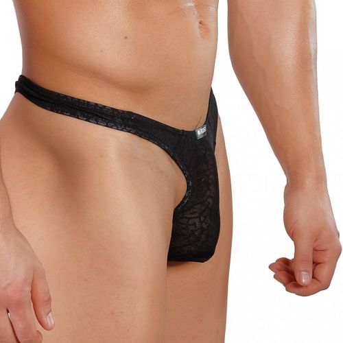 Stringi męskie Miboer Waiter Black [Push-Up!] L na Arena.pl