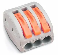 2xZłączka szybkozłączka instalacyjna 0.08-2.5mm² 32A/250V typ CMK-413