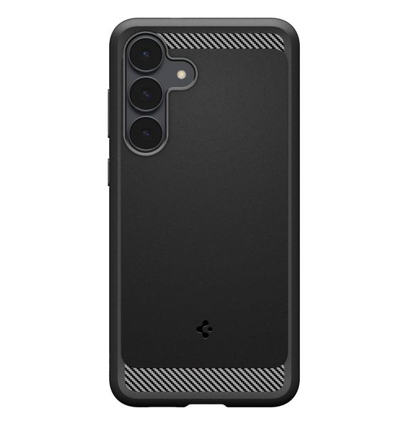 spigen rugged armor galaxy s25 fe matte black zdjęcie 2