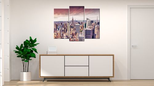 Obraz Drukowany 90X70 Drapacze Chmur W Ny na Arena.pl