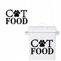 Naklejka na Pojemnik z Karmą Cat food 180х110 mm TSG-497