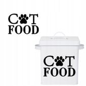 Naklejka na Pojemnik z Karmą Cat food 180х110 mm TSG-497