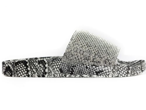 Klapki gumowe wężowy wzór cyrkonie 36 na Arena.pl