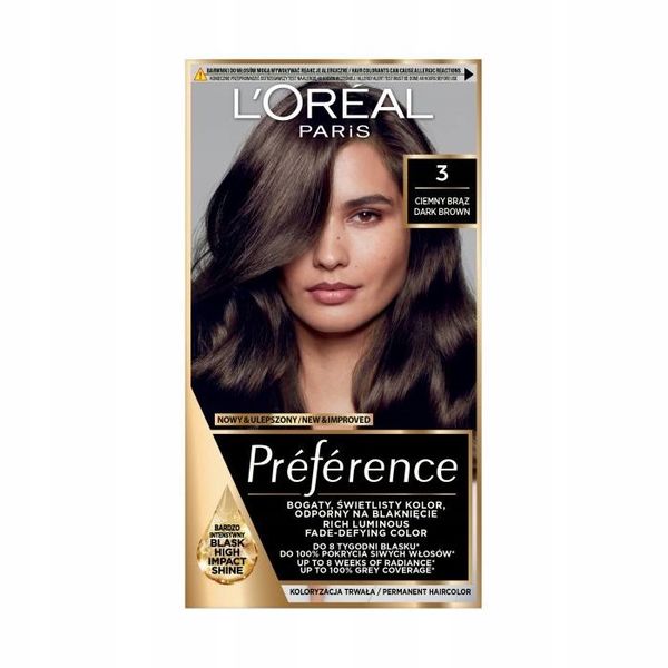 L'Oreal Paris Preference Farba do włosów 3 zdjęcie 1