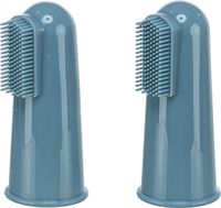 TRIXIE Silikonowa szczotka szczoteczka do mycia zębów dla psa na palec 2szt