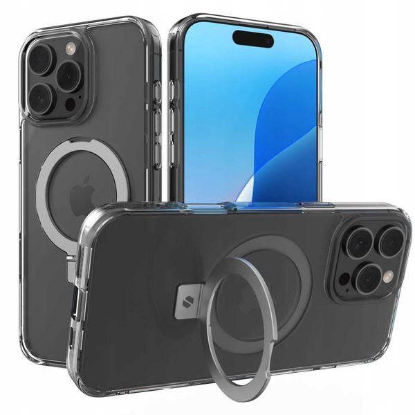 Spacecase Ring Pro Mag Iphone 16 Pro Max Clear zdjęcie 2
