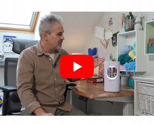 NAWILŻACZ powietrza LAMPKA NOCNA mgiełka ANTYGRAWITACYJNY na Arena.pl