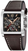 Zegarek Męski Festina F20653-4 brązowy pasek