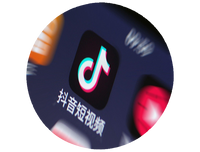 Opłatek na tort Tik Tok