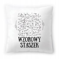 Poduszka Dla Staszka Na Urodziny Ze Zdjęciem Na Prezent Biała 40X40 Cm