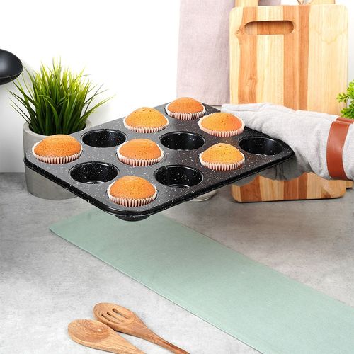 Forma Granitowa Foremka Blacha do Pieczenia Muffinek Babeczek na Muffinki na Arena.pl