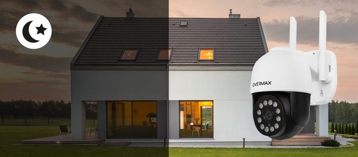 KAMERA ZEWNĘTRZNA OBROTOWA 25s LAN 12 DIOD LED IP66 WIFI Full HD 4x ZOOM zdjęcie 7