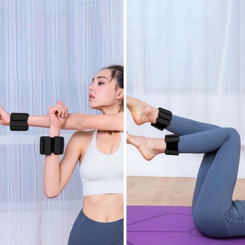 OBCIĄŻNIKI NA NADGARSTKI RĘCE KOSTKI NOGI CIĘŻARKI 2 x 450G REGULOWANE na Arena.pl