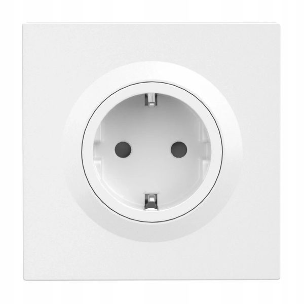 Sonoff WS01STPF-E Gniazdko Ścienne Typ F Schuko 16A 4000W PC Białe zdjęcie 1