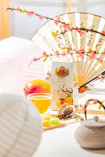 Basilur MANGO ORANGE biała herbata liściasta POMARAŃCZA - 100g zdjęcie 8