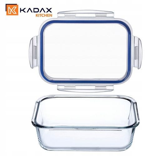 SZKLANY POJEMNIK NA ŻYWNOŚĆ JEDZENIE 1040ml Z POKRYWKĄ PUDEŁKO ŚNIADANIÓWKA na Arena.pl