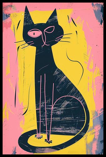 Plakat 40x60cm Kontrastowa Kotka na Arena.pl