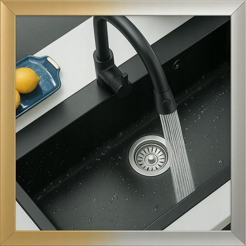 PRZEDŁUŻACZ KRANU KUCHENNEGO AERATOR PERLATOR 3 FUNKCJE 360° CZARNY LOFT 2s na Arena.pl