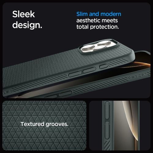 etui case na iphone 16 pro max liquid air - zielone na Arena.pl