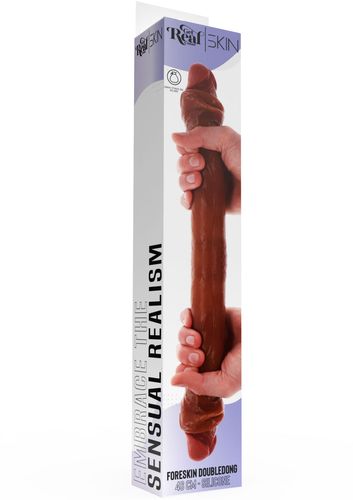podwójne dildo toyjoy get real silicone foreskin double dong 46cm toyjoy na Arena.pl