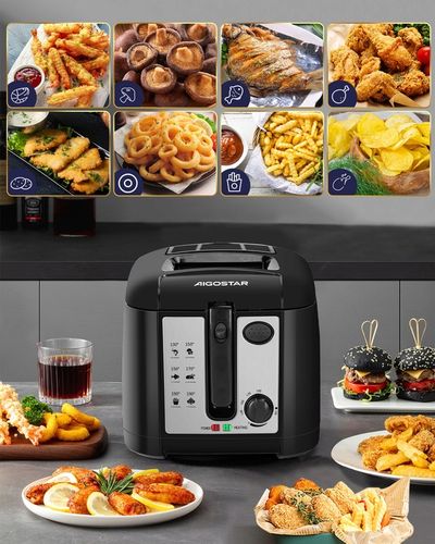 FRYTKOWNICA FRYTOWNICA MOCNA 2,5L ŁATWE SZYBKIE SMAŻENIE FRYTEK na Arena.pl