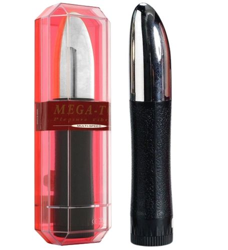 Srebrno czarny wibrator na Arena.pl