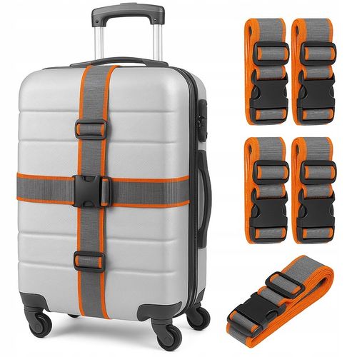 4x PASEK DO WALIZKI BAGAŻU TORBY ZABEZPIECZAJĄCY SPINAJĄCY MOCNY 100-200 cm na Arena.pl