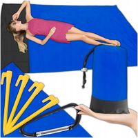 DUŻA MATA PLAŻOWA PIKNIKOWA Wodoodporna KOC PIKNIKOWY Turystyczny 210x200