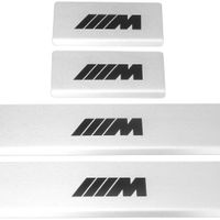 Listwa progowa BMW 5 SERIES G30/G31 M Stal nierdzewna 304 mat z czarnymi