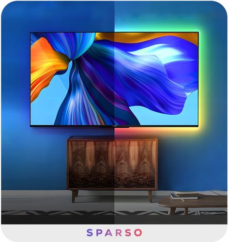 TAŚMA LED RGB 4M USB LEDY DO TV Podświetlenie Telewizora NA PILOTA TELEFON na Arena.pl