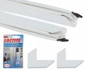 UNIWERSALNA USZCZELKA DO LODÓWKI + KLEJ + ŁĄCZNIKI