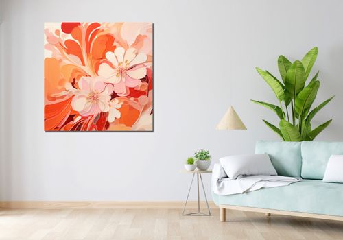 Obraz 100x100cm Taniec Kwiatów na Arena.pl