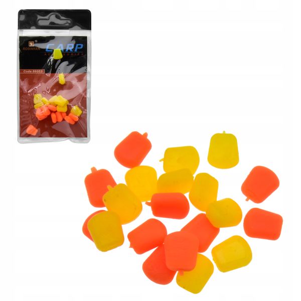 Sztuczna kukurydza pływająca żółta pomarańcz 20szt zdjęcie 1