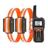 zestaw obroży antyszczekowych z pilotem rojeco pd529 1000m (pomarańczowy)
