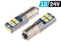 Żarówka VISION H6W BAX9s 12/24V 10x 3030 SMD LED, nonpolar, CANBUS