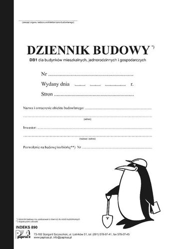 ND39_57597 DZIENNIK BUDOWY A4 DB1 PIR 890 na Arena.pl