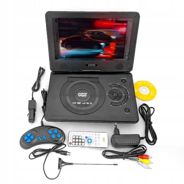 Samochodowy Odtwarzacz DVD 9.8" TV GRY zdjęcie 1