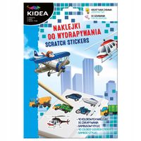 NAKLEJKI DO WYDRAPYWANIA POJAZDY KIDEA