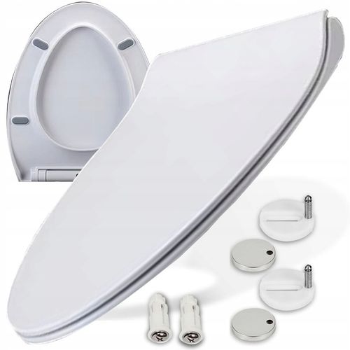 Deska sedesowa wolnoopadajaca uniwersalna do WC klozetowa twarda easy clean na Arena.pl