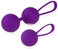 ZESTAW 3 KULEK GEJSZY Ćwiczą Mięśnie Kegla TRENING FIOLETOWY